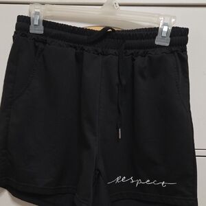 Respect Black Shorts – Size Small – Gently Used Manfinity